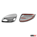 Spiegelkappen Spiegelabdeckung für Citroen C4 Cactus 2014-2020 Edelstahl Chrom
