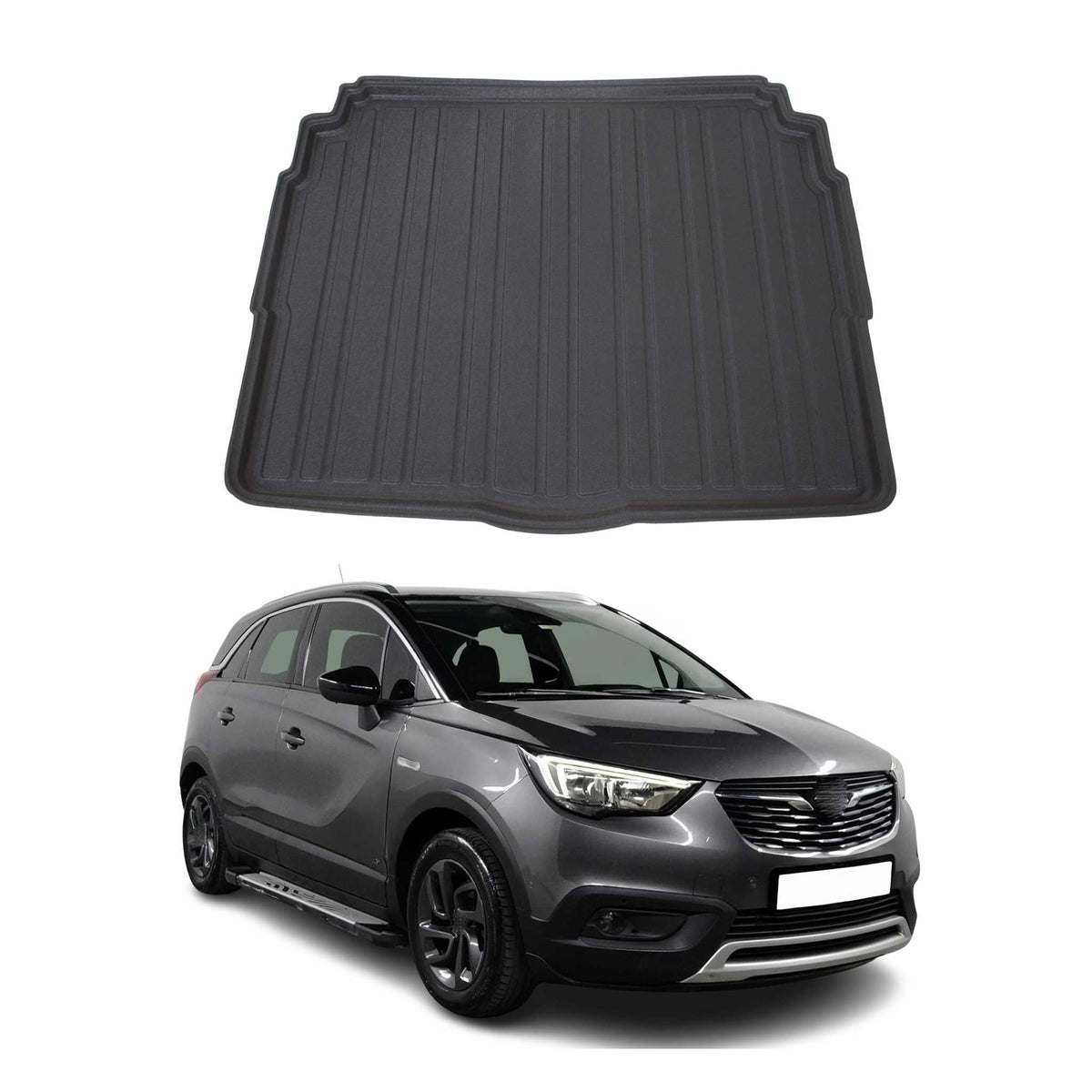 Kofferraumwanne Laderaumwanne für Opel Grandland X 2017-2024 Untere Gummi TPE