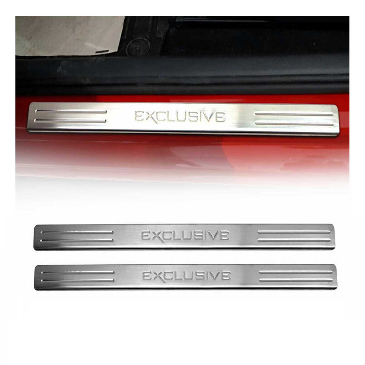 Einstiegsleisten für Skoda Roomster 2006-2015 Chrom Exclusive Edelstahl 2 tlg