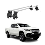 Menabo Dachträger Grundtäger für Mercedes X Klasse 470 2017-2020 50kg Silber 2x