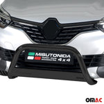 Frontbügel Frontschutzbügel für Renault Captur 2017-2019 Schwarz ø63mm Stahl
