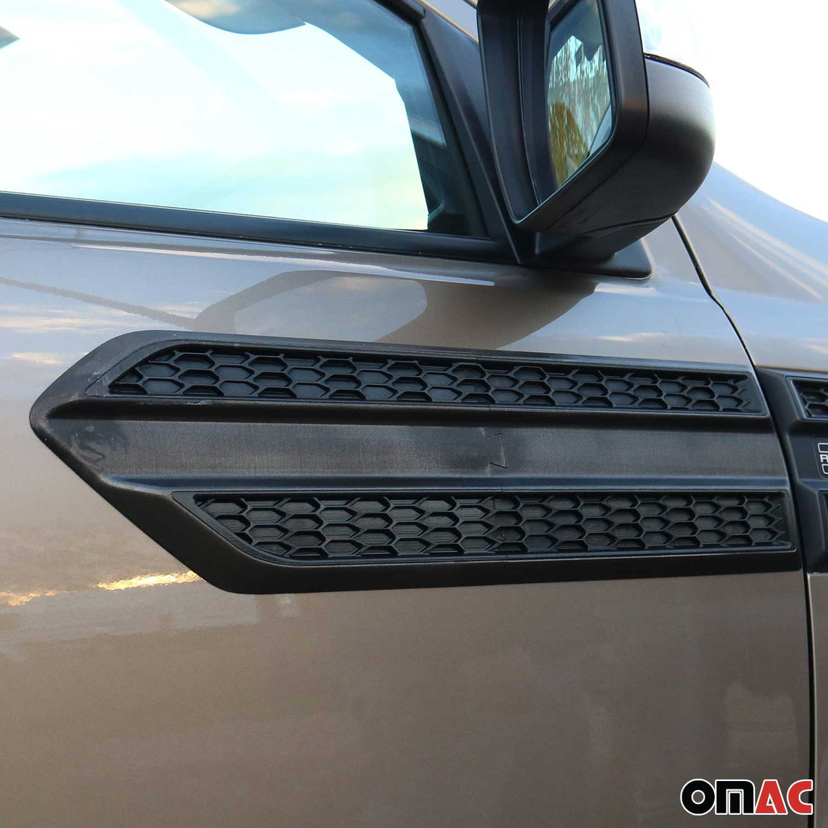 Seitentürleiste Türschutzleiste für Dacia Duster 2010-2018 ABS Schwarz 2x