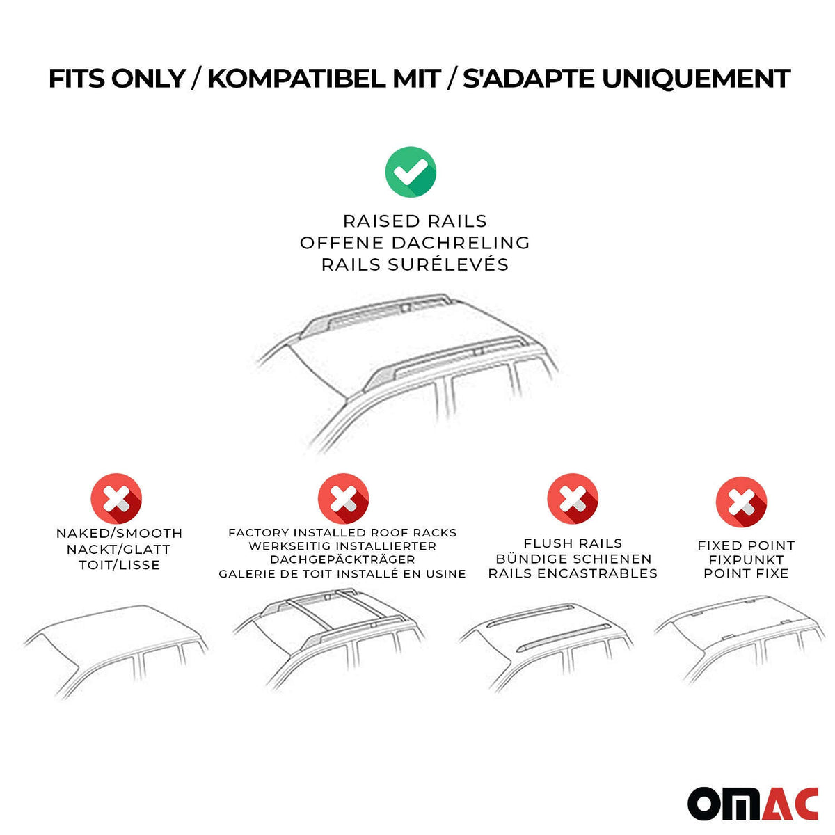 Dachträger Grundtäger für Opel Frontera B 1998-2004 75kg Aluminium Silber 2 tlg Namma Markt