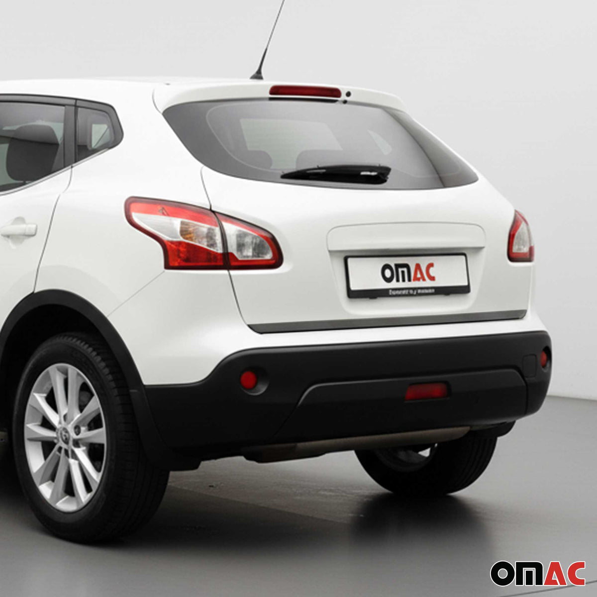 Kofferraumleiste Heckleiste für Nissan Qashqai J11 2014-2021 Edelstahl Dunkel