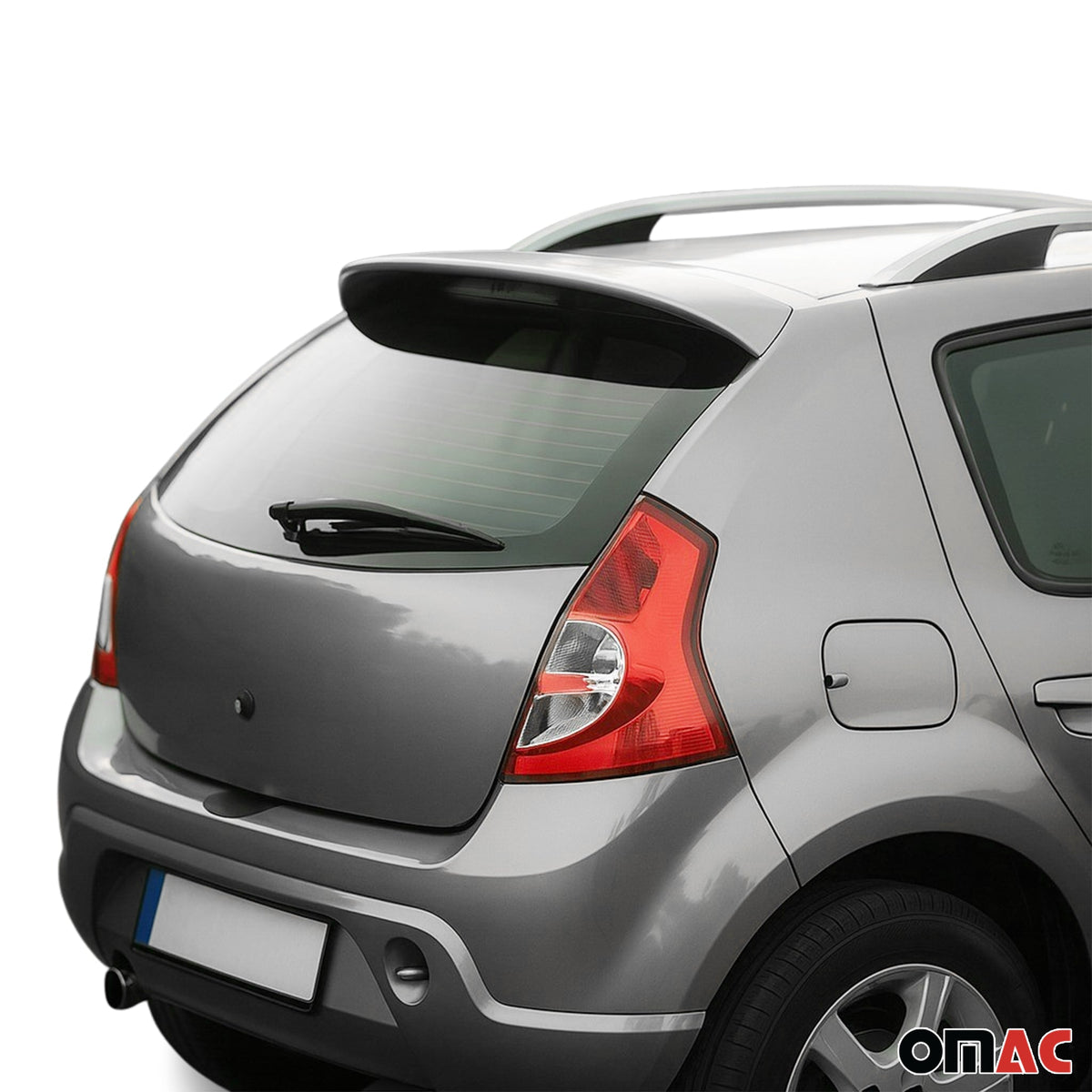 Heckspoiler Dachspoiler für Dacia Sandero II 2012-2020 Lackiert Grau