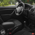 Mittelarmlehne Armlehne für Fiat Grande Punto Evo 2007-2024 PU-Leder ABS Schwarz