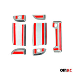 Chrom Türgriff Blende für VW Transporter T4 1990-2003 RHD Edelstahl 7x