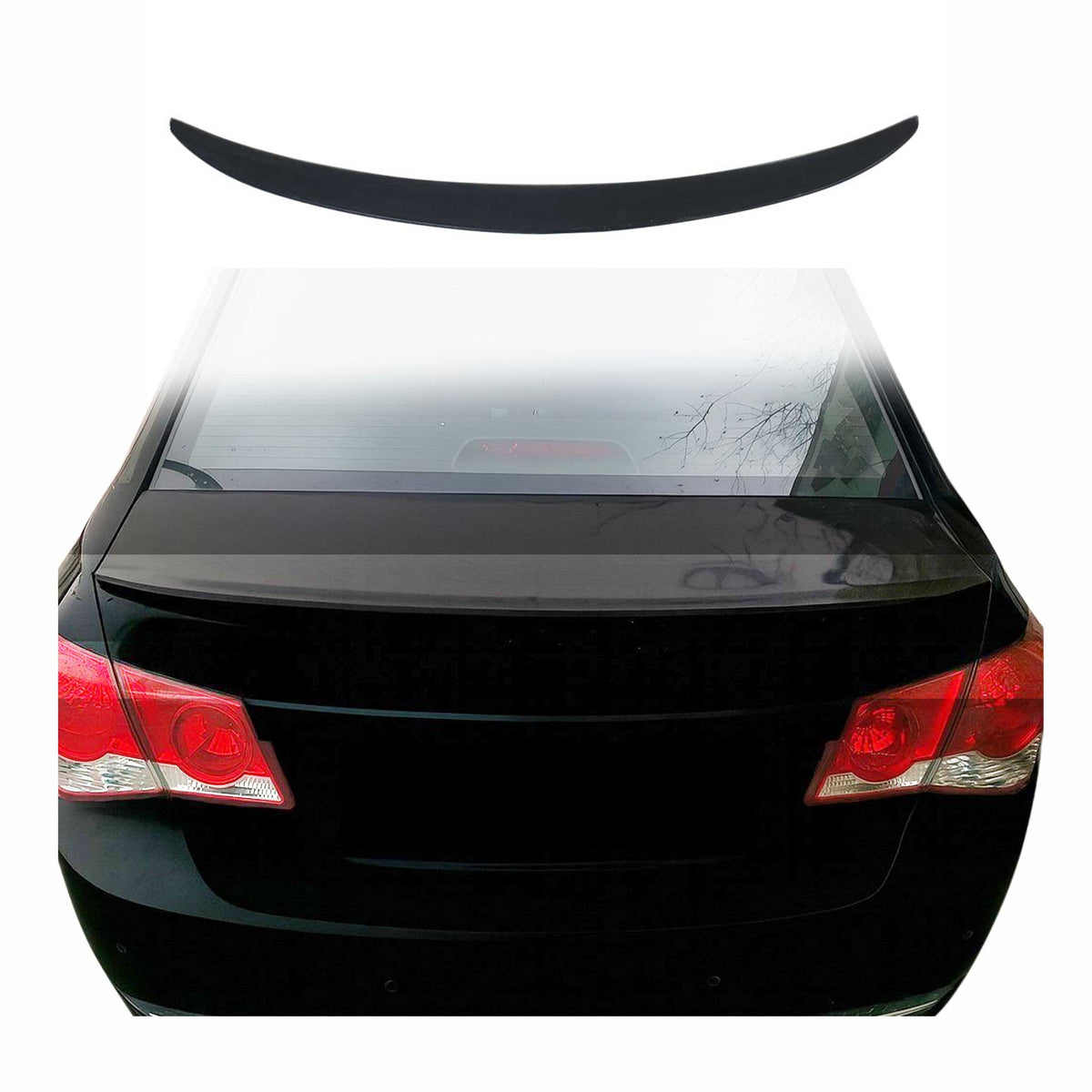 Heckspoiler Dachspoiler Hecklippe für Chevrolet Cruze 2009-2022 ABS Grundiert