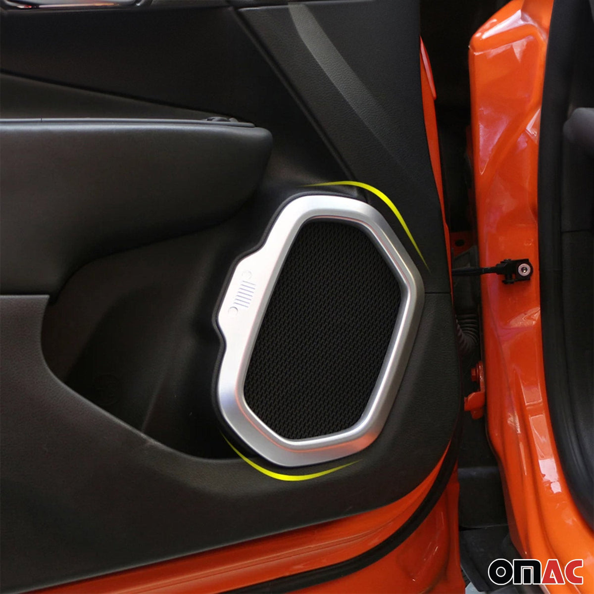 Lautsprecher Rahmen für Jeep Renegade 2014-2024 Chrom ABS Silber 4tlg