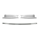 Kühlergrill Grillleisten für VW Caravelle T5 2010-2015 Edelstahl Satz Chrom 5x