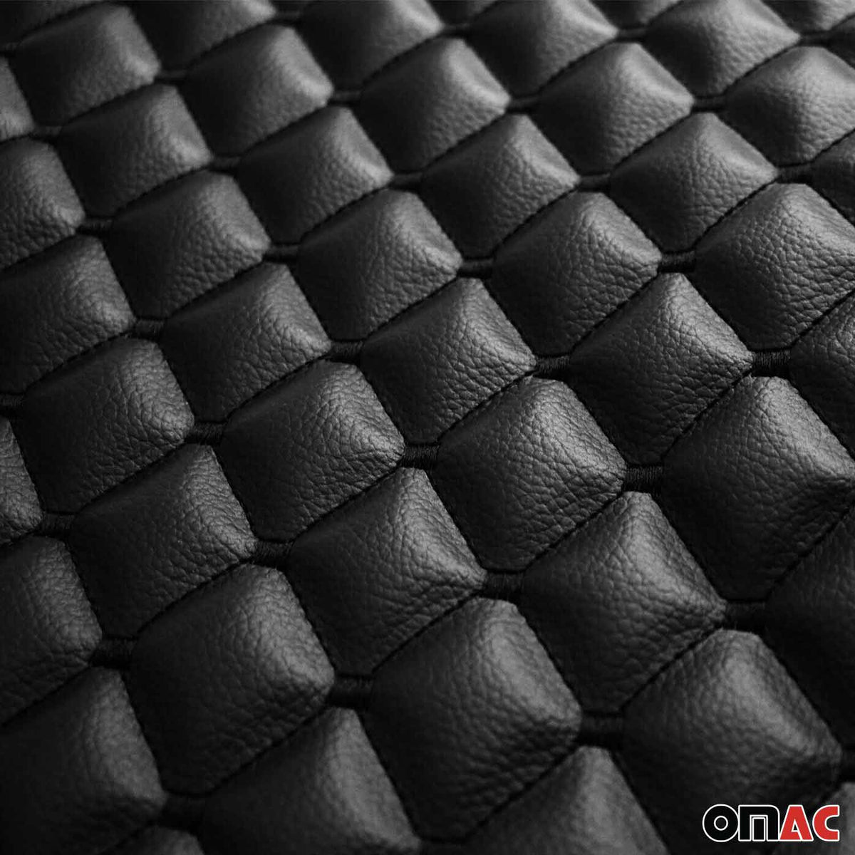Schonbezug Sitzauflage für Skoda Superb Octavia Fabia Citigo Kunstleder Schwarz