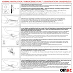 Einstiegsleisten Türschweller für Jeep Renegade 2014-2024 Edelstahl Chrom 2tlg