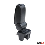 Mittelarmlehne Armlehne Mittelkonsole für Ford Focus 2015-2018 PU-Leder Schwarz