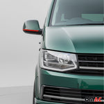 Spiegelkappen Leiste für VW Multivan T5 2010-2015 Edelstahl Rot 2tlg