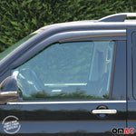2x Windabweiser Regenabweiser für VW Transporter T5 2003-2015 Acryl Dunkel