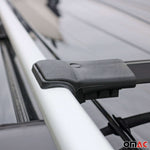 Dachträger Grundtäger für Mercedes Vito W638 1996-2003 75kg Alu Schwarz 2 tlg Namma Markt