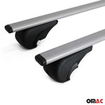 Dachträger Grundträger für Chevrolet Tahoe 2000-2015 75kg Stahl Silber 2 tlg Namma Markt