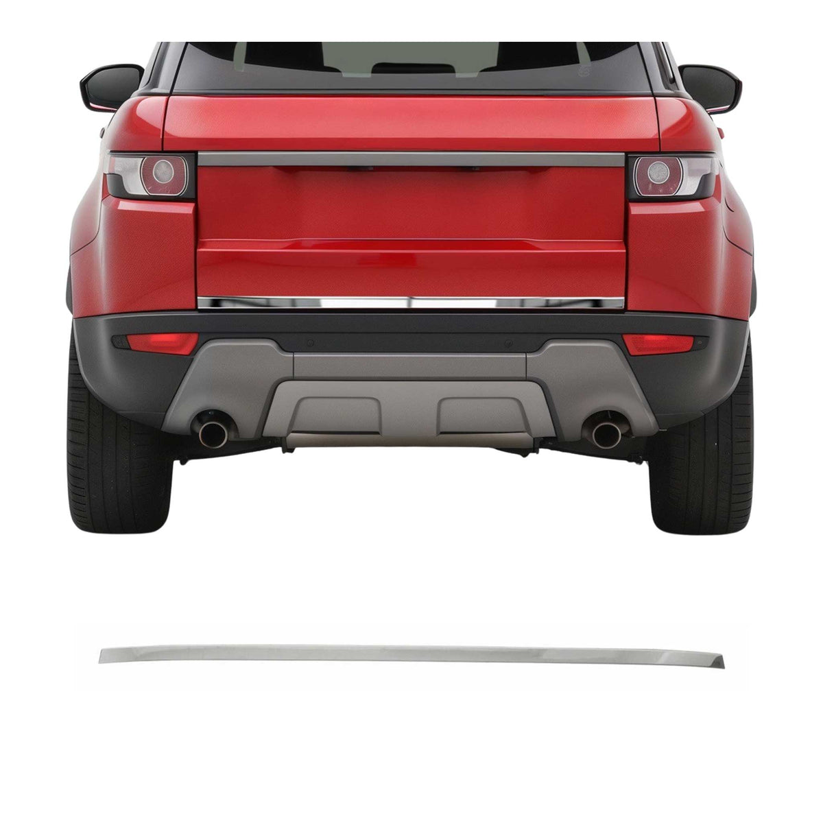 Kofferraumleiste Heckleiste für Range Rover Evoque 2011-2018 Edelstahl Chrom