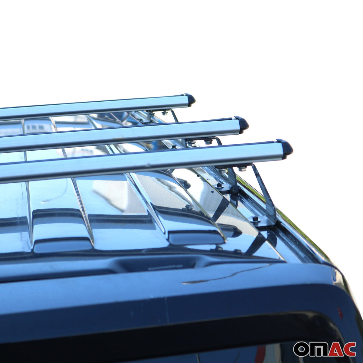 Dachträger Grundtäger für Mercedes Vito W639 2003-2014 75kg Alu Silber 3 tlg