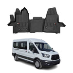 OMAC Gummi Fußmatten für Ford Transit 2015-2026 Premium TPE Automatten 1tlg