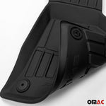 OMAC Gummi Fußmatten für Porsche Cayenne 9YA 2017-2024 Premium Gummi Schwarz 4x