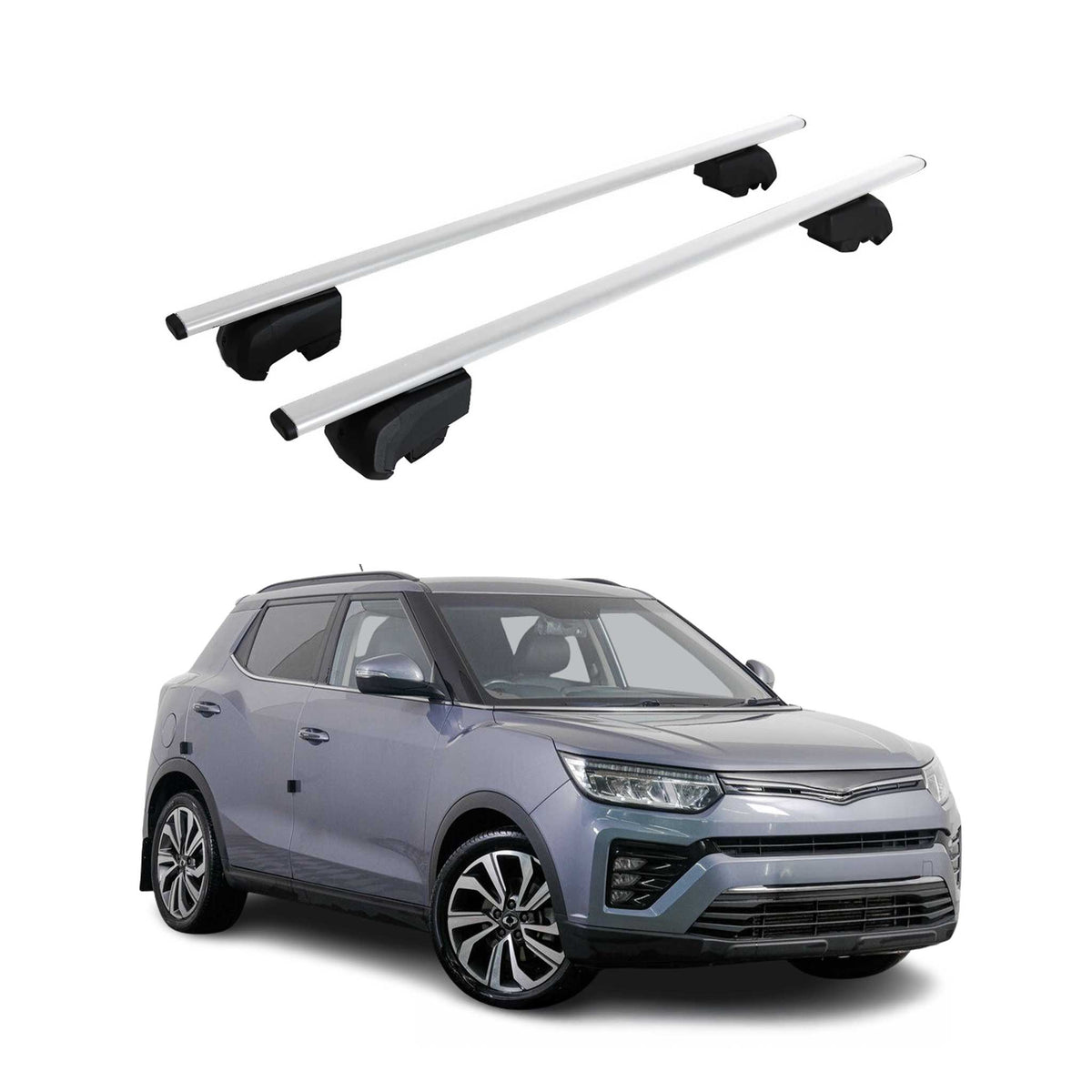 Dachträger für Ssangyong Tivoli 2015-2023 Stahl ABE 2x