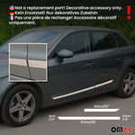 Türschutzleisten Seitentürleiste Türleisten für VW Sharan 2010-2023 Edelstahl 4x