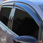 4x Windabweiser Regenabweiser für VW Golf 4 Schrägheck 1998-2003 Acryl Dunkel