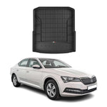 OMAC Gummi Kofferraumwanne für Skoda Superb 2015-2024 TPE Laderaumwanne Schwarz