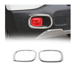 Reflektor Blenden Reflektorleiste für Jeep Renegade 2014-2019 Edelstahl Chrom