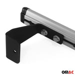 2x Dachträger + Leiterhalter Set für VW T7 Multivan 2021-2026 Silber