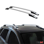 Dachreling Relingträger Alu für Nissan Juke 2010-2019 Aluminium Silber 2tlg