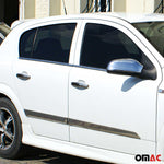 Fensterleisten Zierleisten für Opel Astra H 2009-2013 Edelstahl Chrom 4tlg