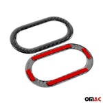 Blinkerrahmen Blinker für Seat Ibiza Cordoba 2002-2008 Echt Carbon Schwarz 2x