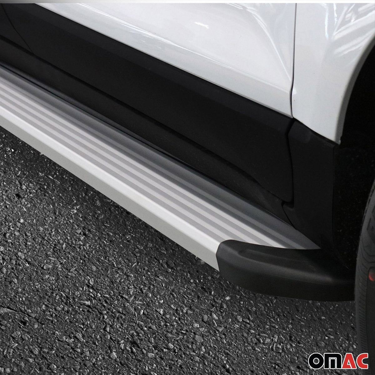 Seitenschweller Trittbretter Schweller für BMW X5 E70 2006-2013 Aluminium Silber