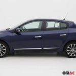 Seitentürleiste Türleisten Türschutzleiste für Renault Megane 2008-2016 Chrom 4x
