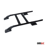 Dachreling & Dachträger Satz für Ford Ranger Double Cab 2007-2012 Alu Schwarz 4x