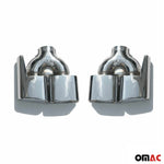 Auspuffblende Endrohr für Mercedes GL GLS 2006-2026 Doppel Edelstahl Chrom 2tlg
