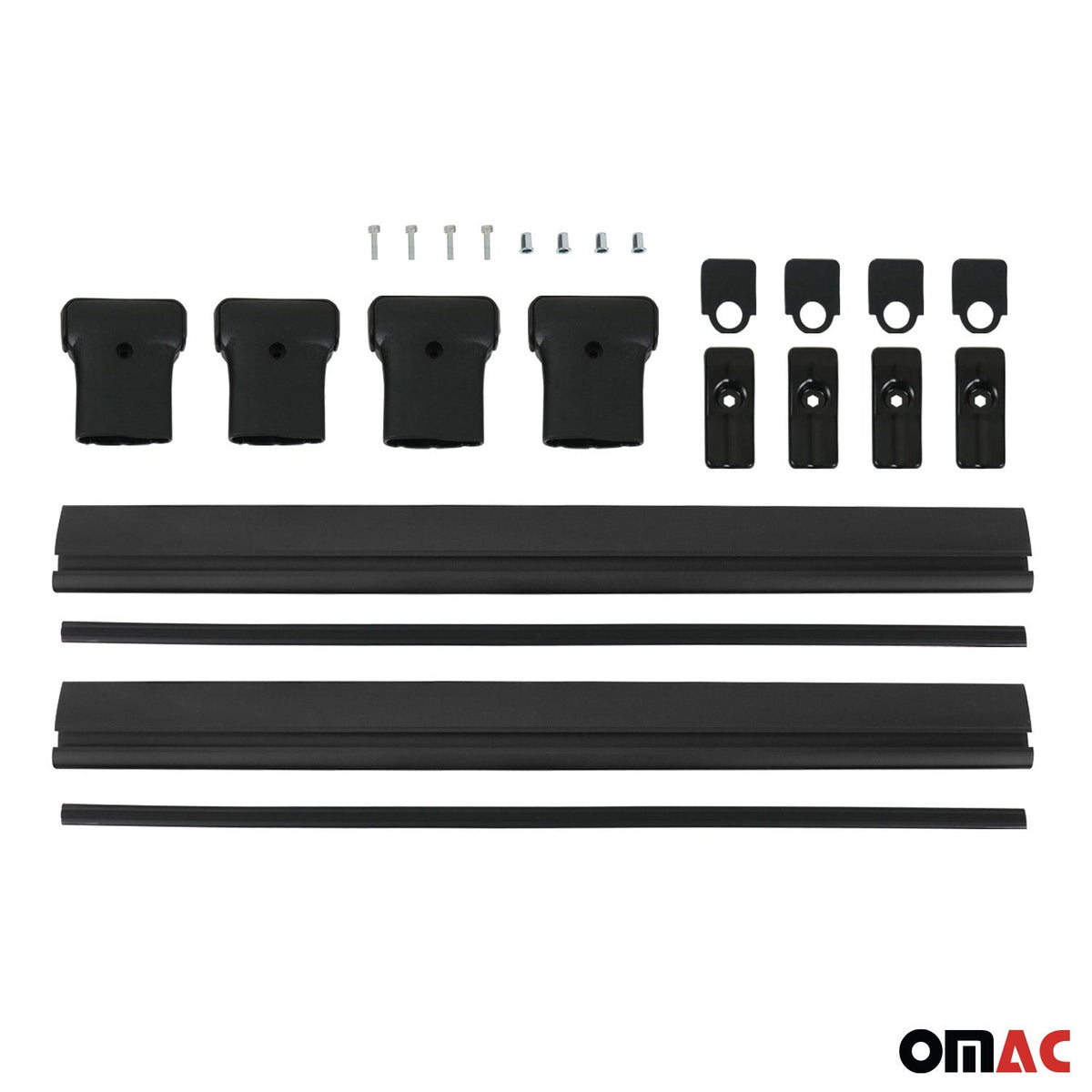 Dachträger Grundtäger für Jeep Grand Cherokee WK 2005-2010 75kg Alu Schwarz 2x
