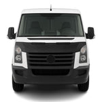 Schwarz Halb Haubenbra Steinschlagschutz Bonnet Bra für VW Crafter 2006-2017