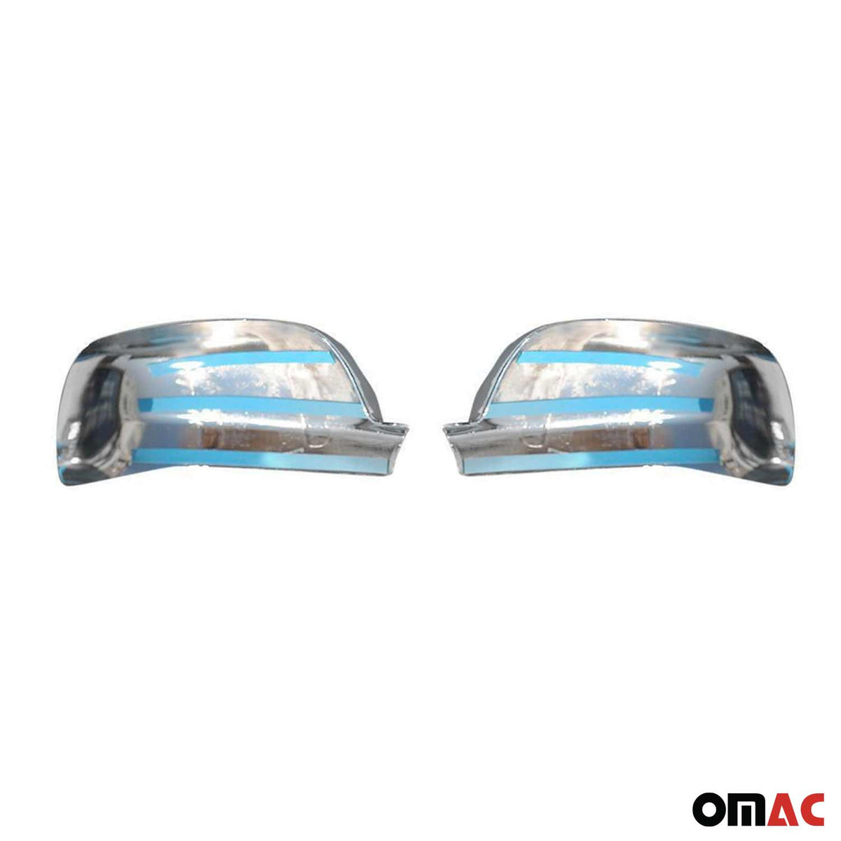 Spiegelkappen Spiegelabdeckung für Seat Leon 1M1 1999-2003 Chrom ABS Silber 2tlg