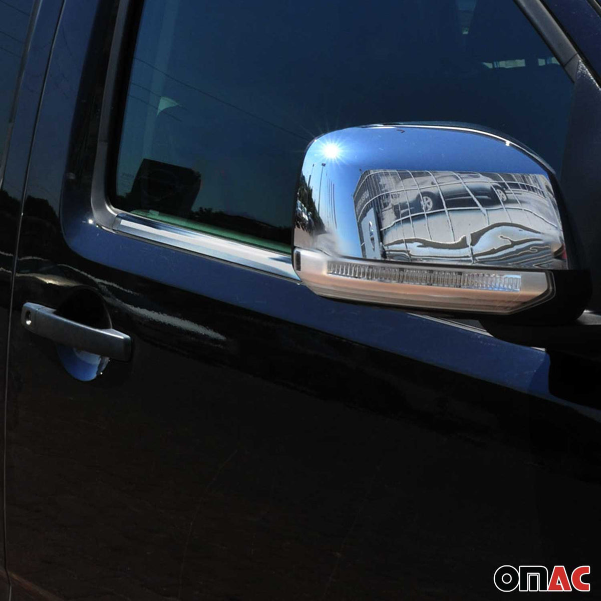Fensterleisten Zierleisten für Nissan Navara D40 2005-2015 Edelstahl Chrom 4tlg