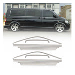 Fensterleisten Zierleisten für VW Caravelle T5 2003-2015 Kurzer Edelstahl 14tlg