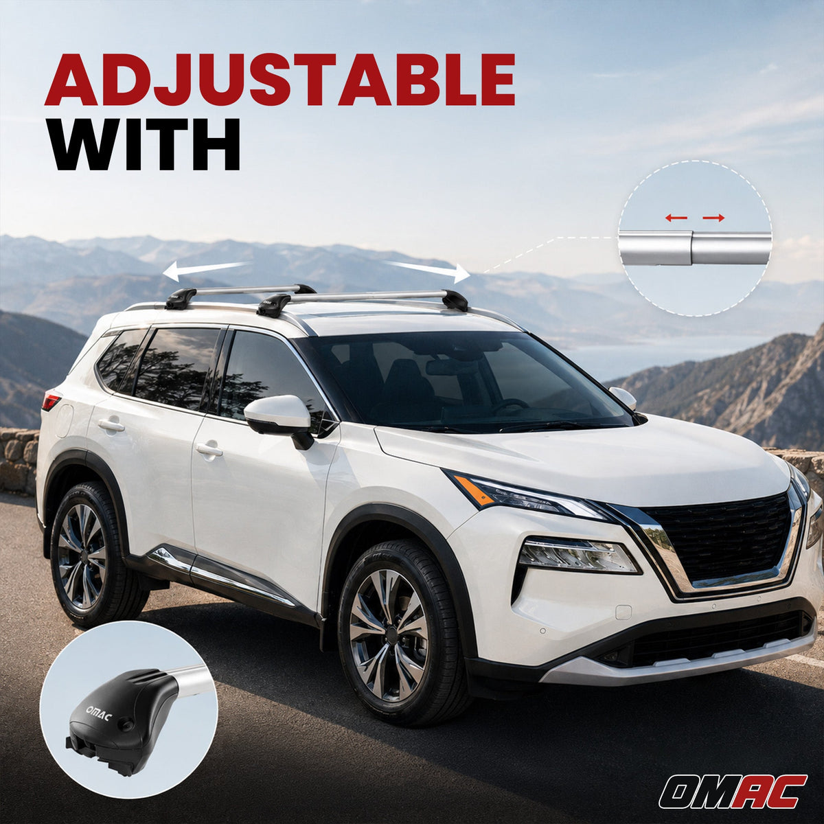 Dachträger Grundtäger für Kia Sorento 2014-2020 100kg Aluminium Silber 2 tlg ABE