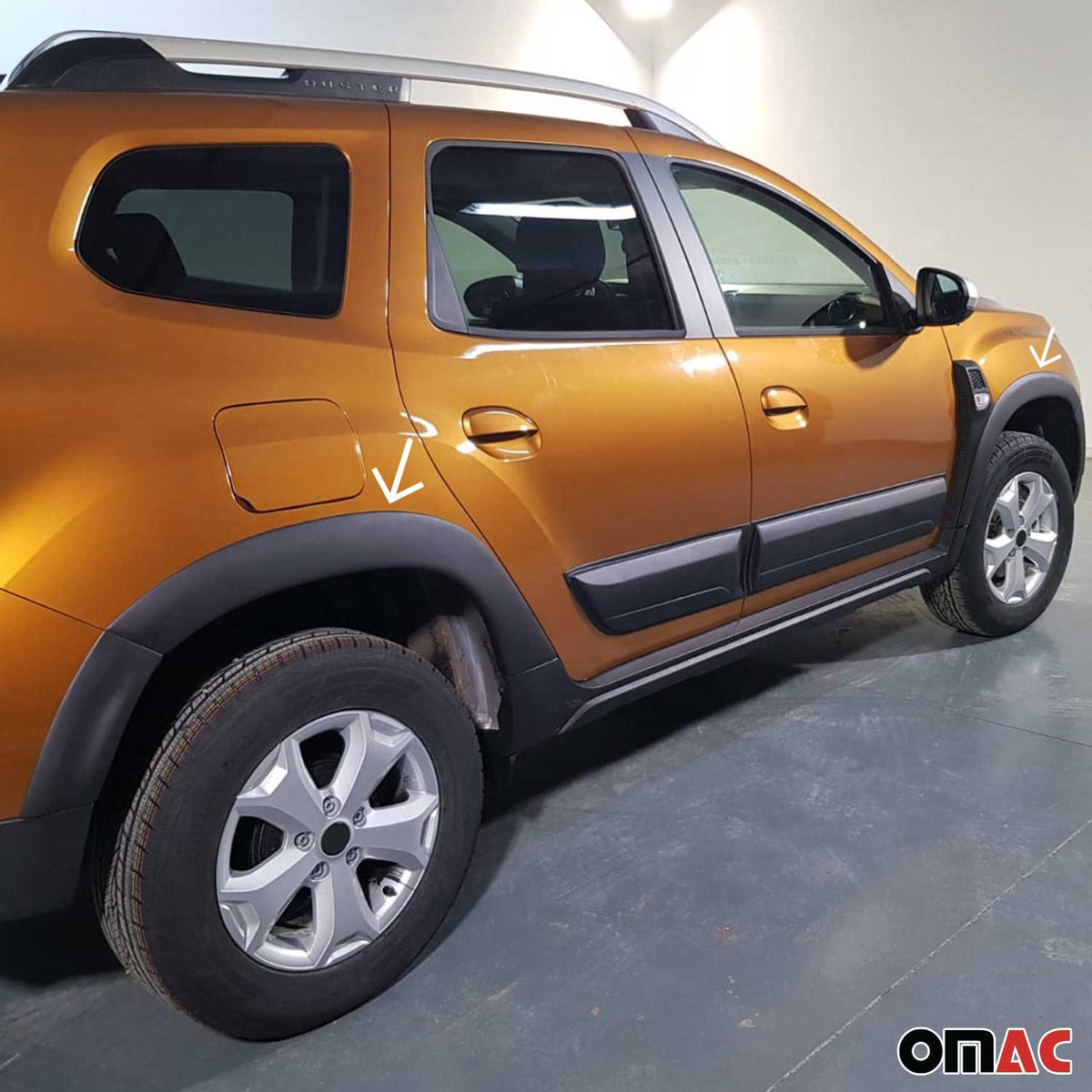 Radläufe Kotflügel Verbreiterung für Dacia Duster II 2017-2024 ABS Schwarz 4tlg