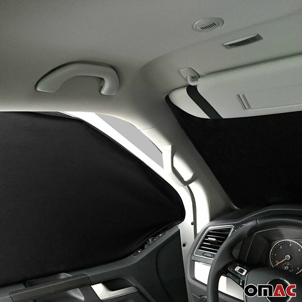 Magnetisch Vorhänge Auto für Ford Transit Tourneo Custom 2023-2026 Schwarz