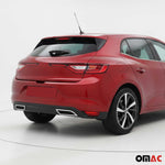 Stoßstangen Diffusor Auspuffrahmen für Renault Megane 2016-2022 Edelstahl Chrom