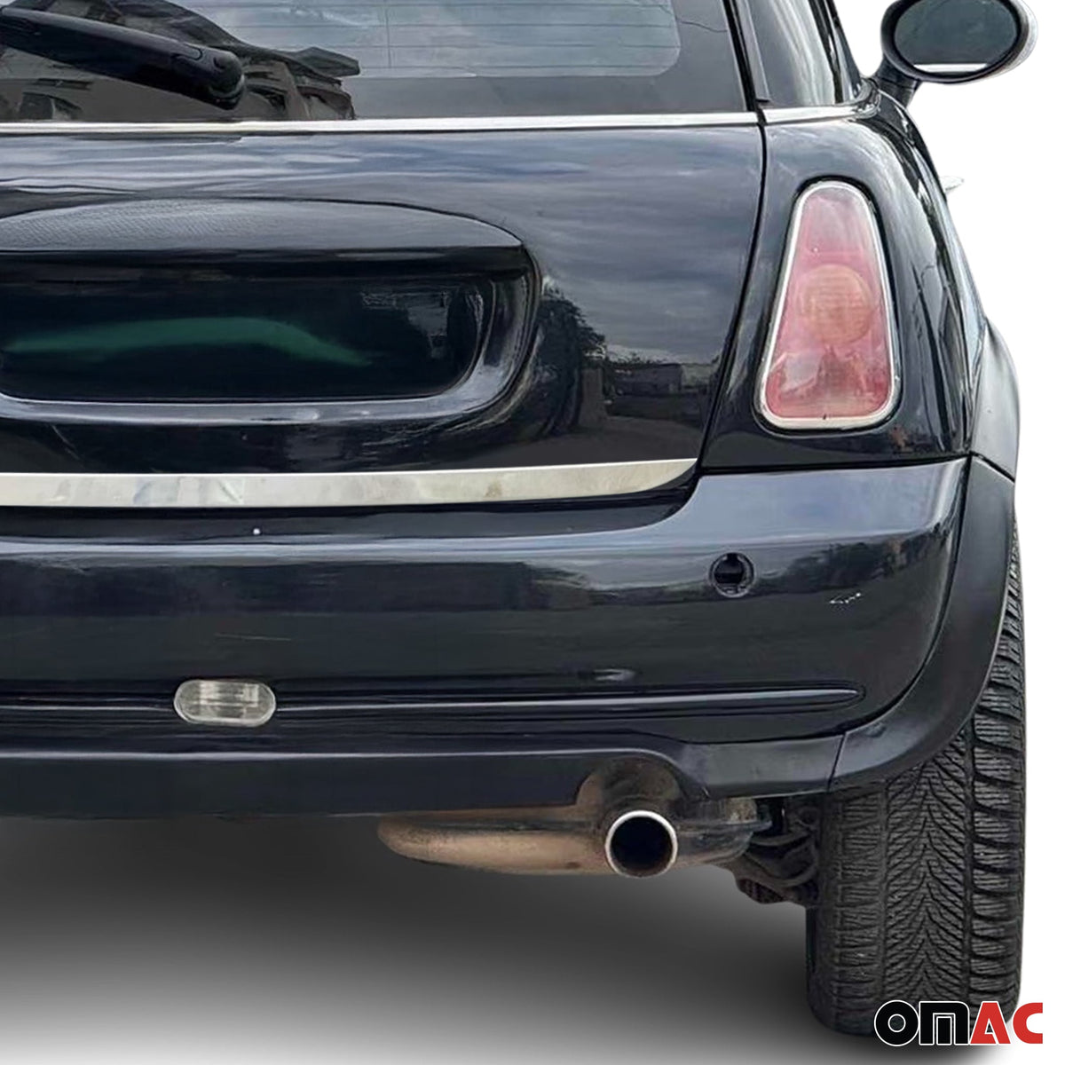 Kofferraumleiste Heckleiste für Mini Cooper R59 2011-2015 Edelstahl Chrom