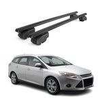 Dachträger Gepäckträger für Ford Focus MK3 Turnier 2011-2021 ABE Schwarz 2x