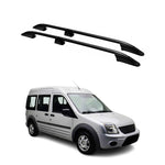 Dachreling Dachgepäckträger für Ford Connect 2002-2013 L2 Langer Alu Schwarz 2x